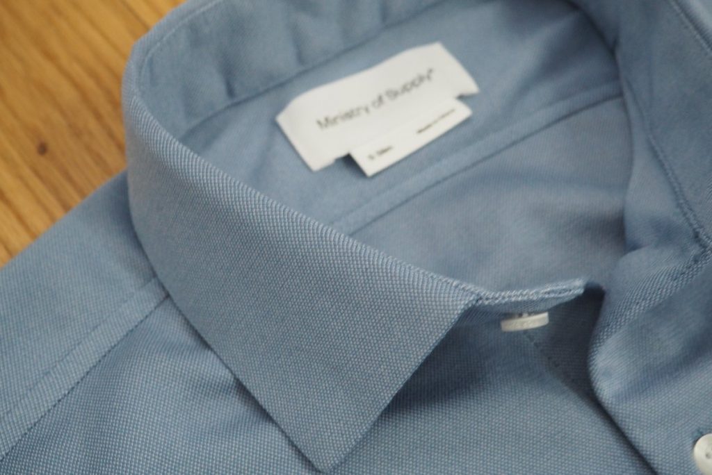 Winwinus Men Business Stripes Non-Iron Button-Collar Fine Cotton T-Shirts